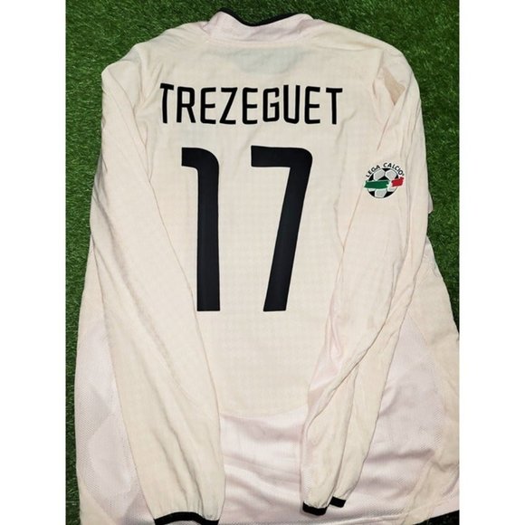 Trezeguet Juventus 2003 2004 Away Soccer Jersey Shirt L - Picture 1 of 8